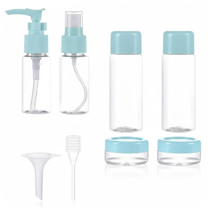 Kit de 7 Botellas de Viaje Antifugas